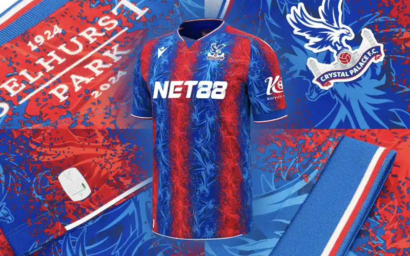 NET88 tài trợ áo đấu CLB Crystal Palace: Bước tiến chiến lược trong ngành thể thao